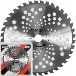YATO TARCZA DO KOSY SPALINOWEJ DO CIĘCIA CHWASTÓW 255MM WIDIOWA YT-85150