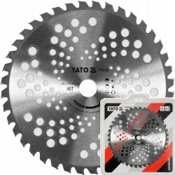 YATO TARCZA DO KOSY SPALINOWEJ DO CIĘCIA CHWASTÓW 255MM WIDIOWA YT-85150
