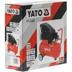 YATO KOMPRESOR OLEJOWY SPRĘŻARKA POWIETRZA 24L 2KM 200L/MIN 8BAR YT-23300