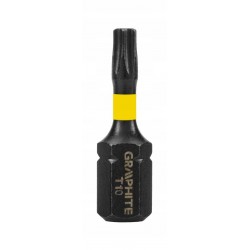 GRAPHITE ZESTAW BITÓW UDAROWYCH TX10 X 25 MM 20 SZTUK BLISTER 56H549