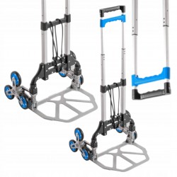 HOEGERT WÓZEK TRANSPORTOWY SCHODOWY SKŁADANY DO70KG UCHWYT 63-100cm HT7G557