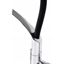 FALA BATERIA ZLEWOZMYWAKOWA Z ELASTYCZNĄ WYLEWKĄ FLEXIBLE 2-BLACK 75675