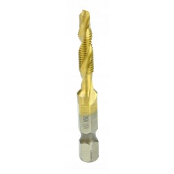 ZESTAW WIERTŁA GWINTUJĄCE 6 ELEMENTÓW M3-M10 1/4" HSS 6 kąt WALIZKA M22332