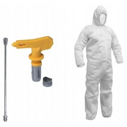 AGREGAT MALARSKI HYDRODYNAMICZNY DEDRA + PRZEDŁUŻKA 50CM 2 DYSZE KOMBINEZON