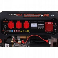 AGREGAT PRĄDOTWÓRCZY GENERATOR PRĄDU 5500W 15KM 3-FAZY KRAFT&DELE KD165