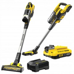 STANLEY ODKURZACZ RĘCZNY PIONOWY AKUM. 18V V20 + 2Ah 3w1 FATMAX SFMCVS001D1