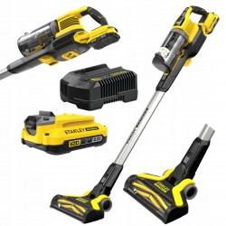 STANLEY ODKURZACZ RĘCZNY PIONOWY AKUM. 18V V20 + 2Ah 3w1 FATMAX SFMCVS001D1