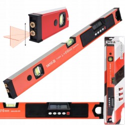 YATO POZIOMICA LASEROWA ELEKTRONICZNA LCD KRZYŻOWA 610mm YT-30400