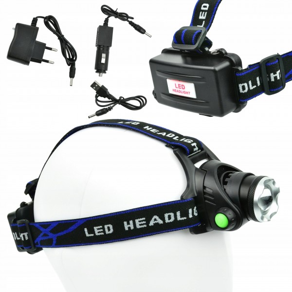 GEKO LATARKA CZOŁOWA LED CREE XM-L T6 ZOOM LAMPA CZOŁÓWKA 1000LM G15115 GEKO LATARKA CZOŁOWA LED CREE XM-L T6 ZOOM LAMPA CZOŁÓWKA 1000LM G15115