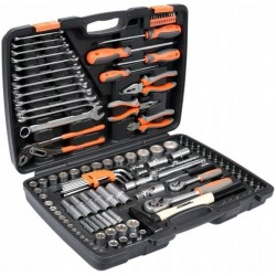 ZESTAW NARZĘDZIOWY KLUCZE NASADOWE 1/2'' 1/4" 122EL PŁASKIE TORX STH 58690