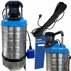OMNIGENA POMPA ZATAPIALNA SZAMBA WQ 45-15-1,5 INOX PREMIUM 230V 1500W +8m K