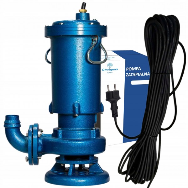 OMNIGENA POMPA ZATAPIALNA SZAMBA WQ 50-10-4 PREMIUM 400V 4000W +10m KABEL OMNIGENA POMPA ZATAPIALNA SZAMBA WQ 50-10-4 PREMIUM 400V 4000W +10m KABEL