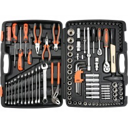 ZESTAW NARZĘDZIOWY KLUCZE NASADOWE 1/2'' 1/4" 122EL PŁASKIE TORX STH 58690