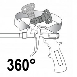 YATO PISTOLET DO PIANKI MONTAŻOWEJ Z RUCHOMYM KOSZEM 315mm REGULACJA Y67424