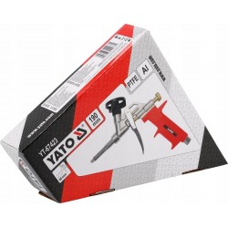 YATO PISTOLET DO PIANKI MONTAŻOWEJ METALOWY Z REGULACJĄ KRÓTKI 190mm Y67423