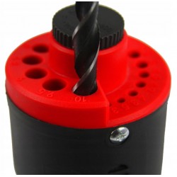 OSTRZAŁKA DO OSTRZENIA WIERTEŁ ELEKTRYCZNA DWA ADAPTERY 2x GŁOWICA 3-16MM
