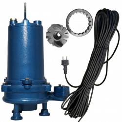 OMNIGENA POMPA ZATAPIALNA ROZDRABNIACZ WQ 12-30-2,2 PREMIUM 400V 2200W +10m
