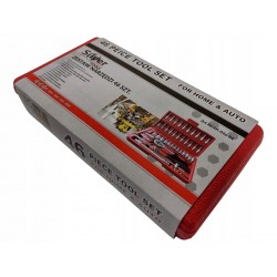 ZESTAW KLUCZY NASADOWYCH BITY ELEMENTÓW KLUCZE NASADOWE TORX 46el SK-046-01