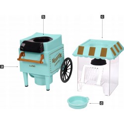 LUND MASZYNKA DO POPCORNU 1200W MASZYNA URZĄDZENIE DOPOPCORNU RETRO 68260