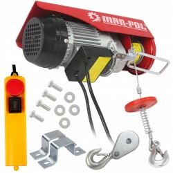MAR-POL WYCIĄGARKA WCIĄGARKA ELEKTRYCZNA LINOWA YT-125/250 kg 500W M80788