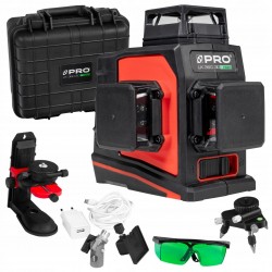 PRO LK-360.3DG LASER PŁASZCZYZNOWY KRZYŻOWY 3D 360 +AKCESORIA WALIZKA