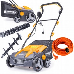 WERTYKULATOR AERATOR ELEKTRYCZNY 3w1 1500W 320mm KOSZ 30L REGULACJA 79734+P