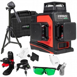 PRO LK-360.3DG LASER PŁASZCZYZNOWY KRZYŻOWY 3D 360 + STATYW