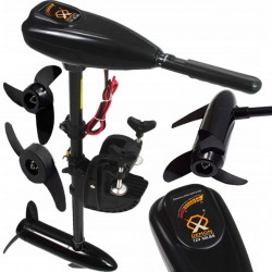 MAR-POL ZABURTOWY SILNIK ELEKTRYCZNY 12V 50lbs DEMON+KLUCZE 2X ŚRUBA M83306