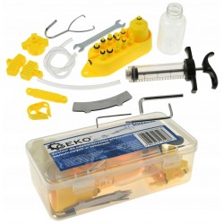 GEKO ZESTAW DO ODPOWIETRZANIA PRZEWODÓW HAMULCOWYCH W ROWERACH ETUI G03501
