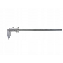 GEKO PRECYZYJNA SUWMIARKA 0-600MM 0,05 JEDNOSZCZĘKOWA WALIZKA DREWNO G01496