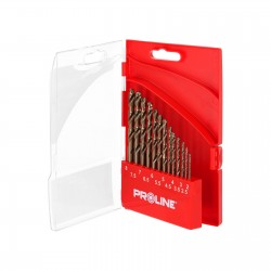 ZESTAW WIERTEŁ DO METALU HSSCO DIN338 13 SZTUK 2-8MM PROLINE 78214