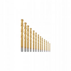 PROLINE KOMPLET WIERTEŁ DO METALU HSSTIN DIN338 13 SZTUK 1.5-6.5MM 77313