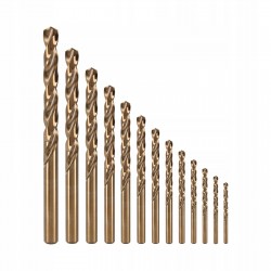 PROLINE ZESTAW WIERTEŁ DO METALU HSSCO DIN338 13 SZTUK 1.5-6.5MM 78213