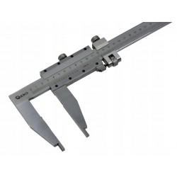 GEKO PRECYZYJNA SUWMIARKA 0-600MM 0,05 JEDNOSZCZĘKOWA WALIZKA DREWNO G01496