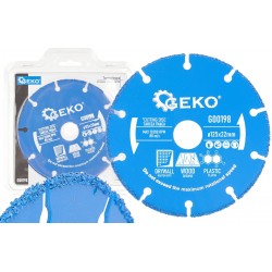 GEKO TARCZA TNĄCA DO DREWNA, PLASTIKU, PŁYT GK 125x22,2mm G00198