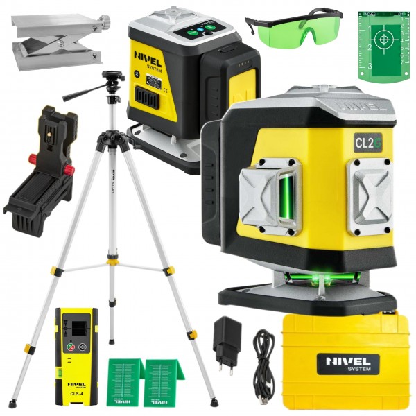 NIVEL SYSTEM LASER KRZYŻOWY ZIELONY CL2G WALIZKA +AKC STATYW SJJM1EX CLS4 NIVEL SYSTEM LASER KRZYŻOWY ZIELONY CL2G WALIZKA +AKC STATYW SJJM1EX CLS4