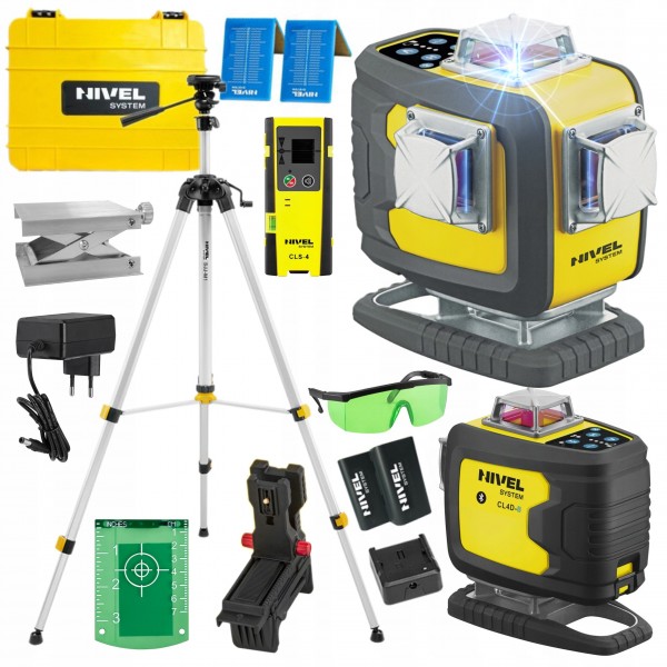 NIVEL SYSTEM LASER KRZYŻOWY 4D NIEBIESKI CL4D-B WALIZKA STATYW SJJM1EX CLS4 NIVEL SYSTEM LASER KRZYŻOWY 4D NIEBIESKI CL4D-B WALIZKA STATYW SJJM1EX CLS4