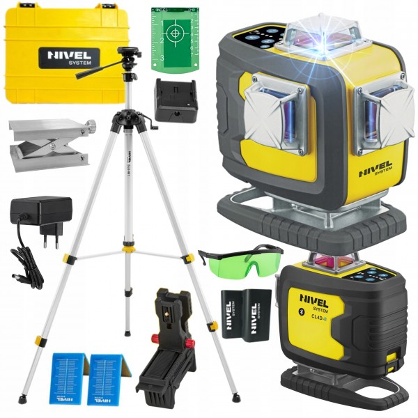NIVEL SYSTEM LASER KRZYŻOWY 4D NIEBIESKI CL4D-B WALIZKA + STATYW SJJM1EX NIVEL SYSTEM LASER KRZYŻOWY 4D NIEBIESKI CL4D-B WALIZKA + STATYW SJJM1EX