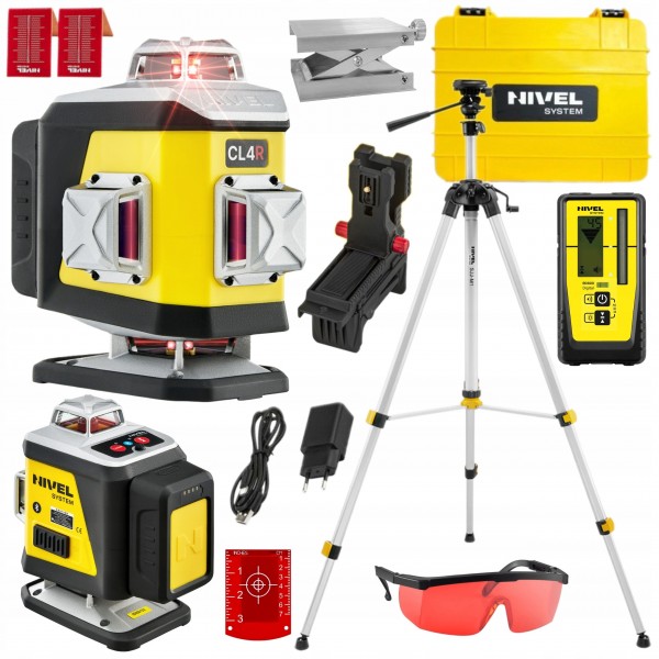 NIVEL SYSTEM LASER KRZYŻOWY 4D CZERWONY CL4R WALIZKA +STATYW SJJM1EX RD800 NIVEL SYSTEM LASER KRZYŻOWY 4D CZERWONY CL4R WALIZKA +STATYW SJJM1EX RD800