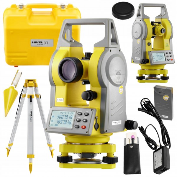 NIVEL SYSTEM TEODOLIT ELEKTRONICZNY 30x IPX6 LCD WALIZKA DT-2L +STATYW SJJ1 NIVEL SYSTEM TEODOLIT ELEKTRONICZNY 30x IPX6 LCD WALIZKA DT-2L +STATYW SJJ1