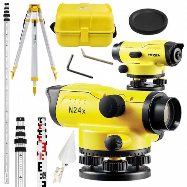 NIVEL SYSTEM NIWELATOR OPTYCZNY IPX6 WALIZKA N24x +STATYW SJJ1 ŁATA TS50 NIVEL SYSTEM NIWELATOR OPTYCZNY IPX6 WALIZKA N24x +STATYW SJJ1 ŁATA TS50