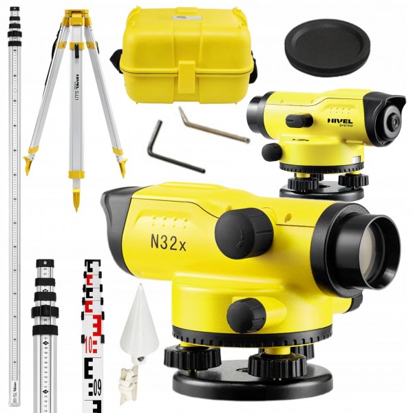 NIVEL SYSTEM NIWELATOR OPTYCZNY IPX6 WALIZKA N32x +STATYW SJJ1 ŁATA TS50 NIVEL SYSTEM NIWELATOR OPTYCZNY IPX6 WALIZKA N32x +STATYW SJJ1 ŁATA TS50