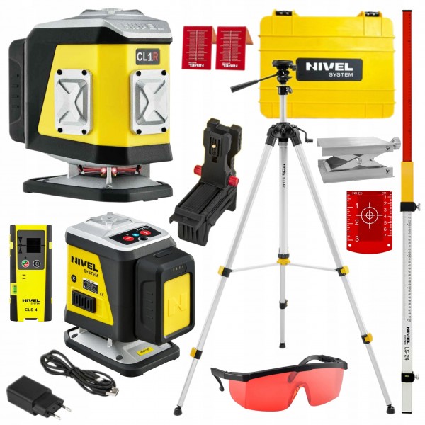 NIVEL SYSTEM LASER PŁASZCZYZNOWY CZERWONY CL1R +STATYW SJJM1EX CLS4 LS24 NIVEL SYSTEM LASER PŁASZCZYZNOWY CZERWONY CL1R +STATYW SJJM1EX CLS4 LS24