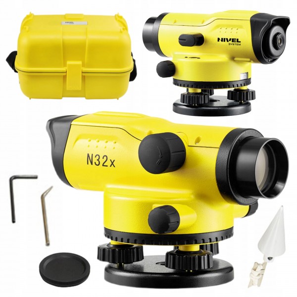 NIVEL SYSTEM NIWELATOR OPTYCZNY IPX6 PREZYCJA 1,5mm/1km WALIZKA N32x NIVEL SYSTEM NIWELATOR OPTYCZNY IPX6 PREZYCJA 1,5mm/1km WALIZKA N32x