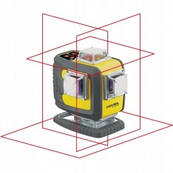 NIVEL SYSTEM LASER KRZYŻOWY 4D CZERWONY CL4D-R WALIZKA AKCES STATYW SJJM1EX