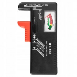 NEO TESTER BATERII I AKUMULATORKÓW 9V R3 AAA R6 AA R9 R14 R20 1,5V 94-009