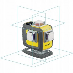 NIVEL SYSTEM LASER KRZYŻOWY 4D NIEBIESKI Bluetooth AKCESORIA WALIZKA CL4D-B