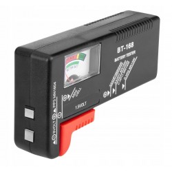 NEO TESTER BATERII I AKUMULATORKÓW 9V R3 AAA R6 AA R9 R14 R20 1,5V 94-009
