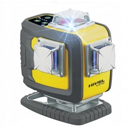 NIVEL SYSTEM LASER KRZYŻOWY 4D NIEBIESKI Bluetooth AKCESORIA WALIZKA CL4D-B