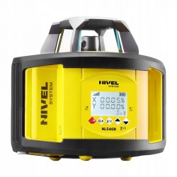 NIVEL SYSTEM NIWELATOR LASER OBROTOWY CZERWONY DIGITAL NL540R + SJJ32 LS24